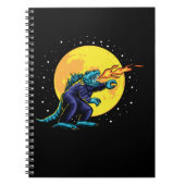 Astro Godzilla illustratie met design Notitieboek (Voorkant)