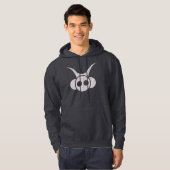 ASTRO HEAD -textuur2 Hoodie (Voorkant volledig)