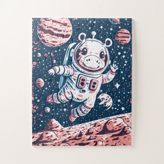 Astro Hippo Legpuzzel (Verticaal)