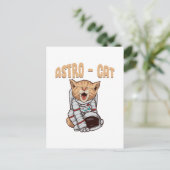 Astro Kat Briefkaart (Staand voorkant)