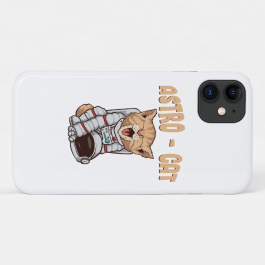 Astro Kat Case-Mate iPhone Case (Achterkant (horizontaal))