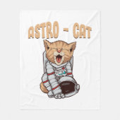 Astro Kat Fleece Deken (Voorkant)