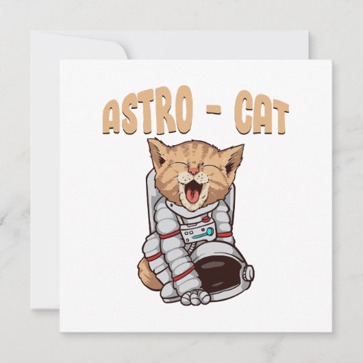Astro Kat Kaart (Voorkant)