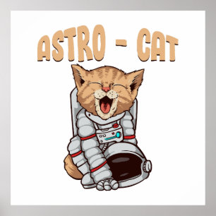 Astro Kat Poster
