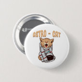 Astro Kat Ronde Button 5,7 Cm (Voorkant /achterkant)