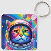 Astro-kat Sleutelhanger (Achterkant)