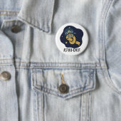 Astro-knot Funny Astronaut Pun Ronde Button 5,7 Cm (In situ)