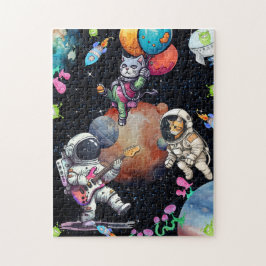Astro-meow Zingt In Het Universum Puzzel