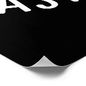 Astro-nut Funny Nut Astronaut Pun Dark BG Poster (Hoek)