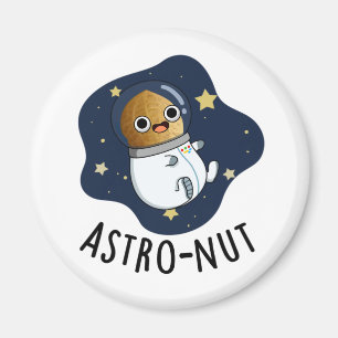 Astro-nut Grappige Nut Astronaut Pun Magneet