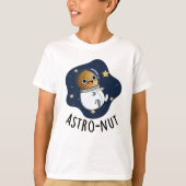 Astro-nut Grappige Nut Astronaut Pun T-shirt (Voorkant)