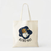 Astro-nut Grappige Nut Astronaut Pun Tote Bag (Voorkant)