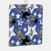 Astro Nut Stars Keramisch Ornament (Rechts)