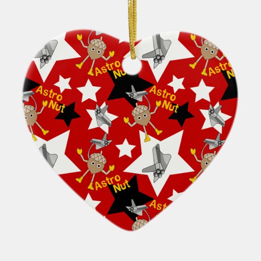 Astro Nut Stars Ornament (Voorkant)