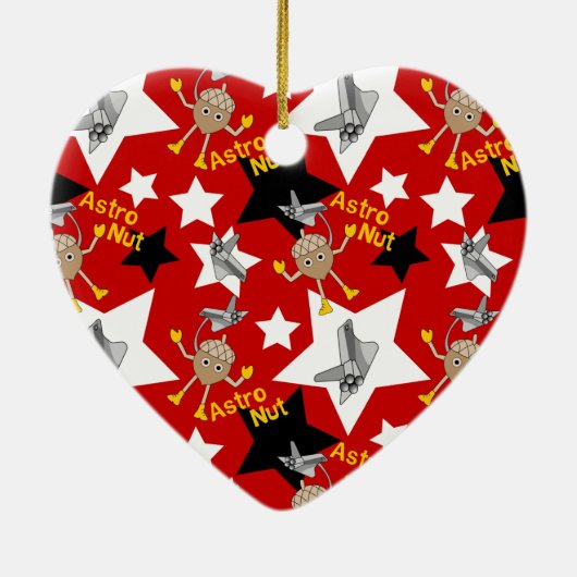 Astro Nut Stars Ornament (Achterkant)