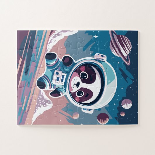 Astro Panda Legpuzzel (Horizontaal)