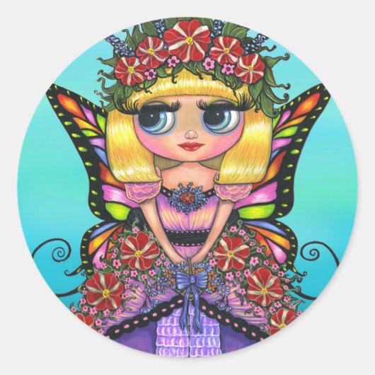 Astro Petunia Fairy Sticker (Voorkant)