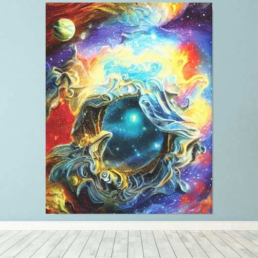 Astro Physics Canvas afdrukken (Insitu (Houten vloer))