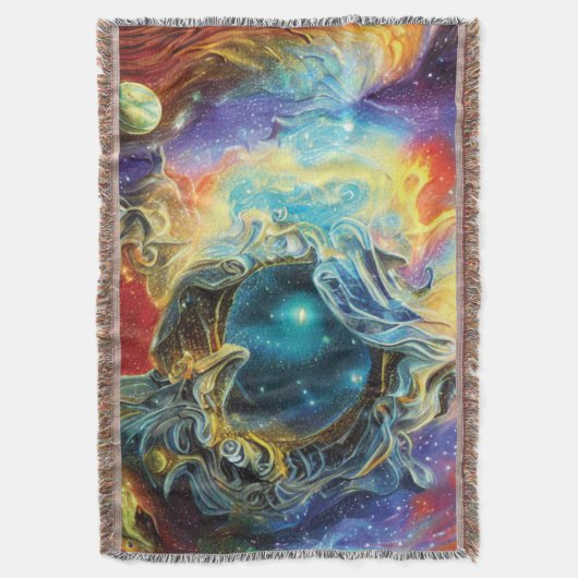 Astro Physics Throw Blanket Deken (Voorkant Verticaal)