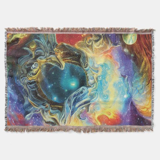 Astro Physics Throw Blanket Deken (Voorkant)