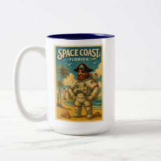 "Astro-piraat Florida" Tweekleurige Koffiemok