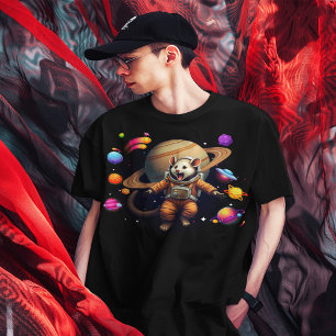 Astro-Possum: De Aardige Opossum-Ruimtevaarder Exp T-shirt