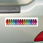 Astro Rainbow Bumpersticker (Op auto)