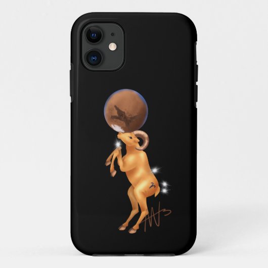 Astro Ram Mars Zodiac Case-Mate iPhone Case (Achterkant)
