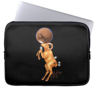 Astro Ram Mars Zodiac Laptop Sleeve