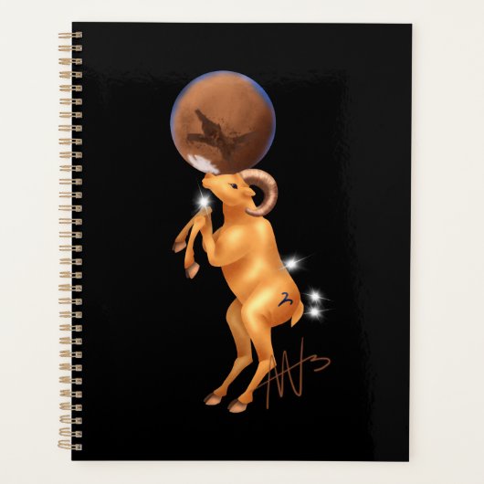 Astro Ram Mars Zodiac Planner (Voorkant)