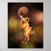 Astro Ram Mars Zodiac Poster (Voorkant)