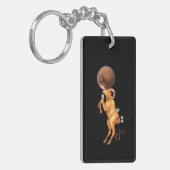 Astro Ram Mars Zodiac Sleutelhanger (Voorkant Links)