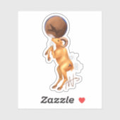 Astro Ram Mars Zodiac Sticker (Vel)