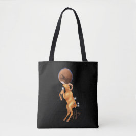 Astro Ram Mars Zodiac Tote Bag