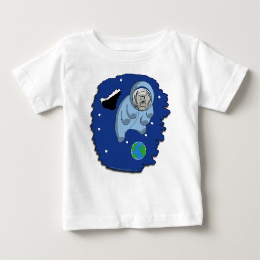 Astro-Tardigrade Baby T-Shirt (Voorkant)