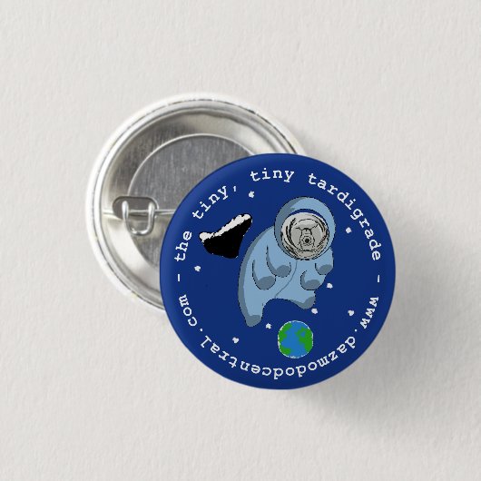 Astro Tardigrade Button (Voorkant /achterkant)