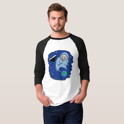 Astro-Tardigrade Mannen T-shirt (Voorkant volledig)