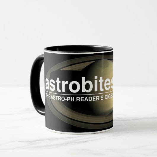 Astrobites Mok - Saturnus (donkere achtergrond) (Voorkant links)