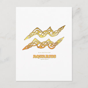 Astrocelt reeks Aquarius Briefkaart