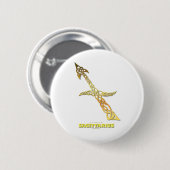 Astrocelt Sagittarius Ronde Button 5,7 Cm (Voorkant /achterkant)