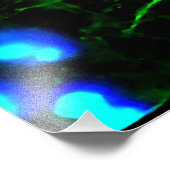 Astrocyte zijn stervormige glazen cellen in de her foto afdruk (Hoek)