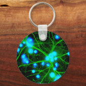 Astrocyte zijn stervormige glazen cellen in de her sleutelhanger (Voorkant)