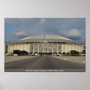 Astrodome Sports Complex, South Texas, VS Poster