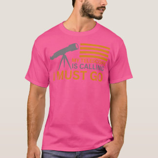 Astrofotografie Astronomie Ruimte Camera Foto T-shirt