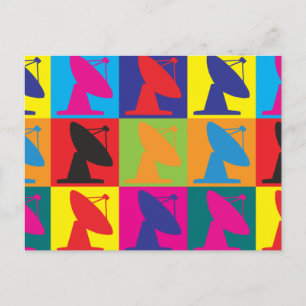 Astrofysica Pop Art Briefkaart