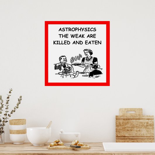 astrofysica poster (Keuken)