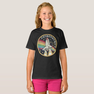 Astrofysica Vintage Embleem V02 T-shirt