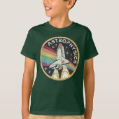 Astrofysica Vintage Embleem V02 T-shirt (Voorkant)