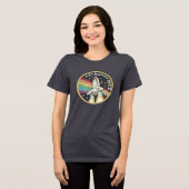 Astrofysica Vintage Embleem V02 Tri-Blend Shirt (Voorkant volledig)