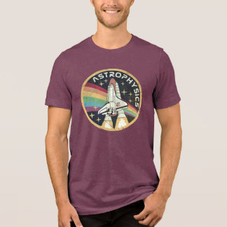 Astrofysica Vintage Embleem V02 Tri-Blend Shirt